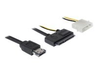 [84412] Delock Power Over eSATA cable - Power Over eSATA-Kabel - eSATAp (M)