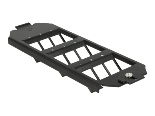 [86281] Delock Keystone Halterung 9 Port für Bodentank