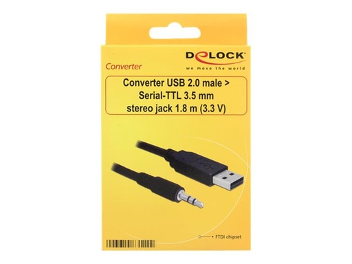 [83114] Delock Converter USB 2.0 > Serial-TTL 3.5 mm