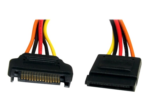 [SATAPOWEXT12] StarTech.com SATA Verlängerung 30cm - S-ATA 15 Pin Stromverlängerung Stecker / Buchse - interne Serial-ATA Stromverlängerung - Spannungsversorgungs-Verlängerungskabel - SATA-Stromstecker (M)