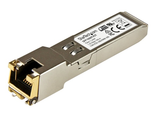 [SFP1000TXST] StarTech.com 1000BASE-TX - Gigabit Transceiver - Kupfer SFP - RJ45 SFP - MSA konform - 100m - Gigabit SFP Modul - SFP (Mini-GBIC)-