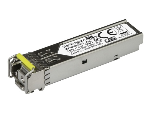 [SFP100BBXDST] StarTech.com MSA Uncoded SFP Module, 100BASE-BX, 100Mb Ethernet Bi-Directional (BiDi)