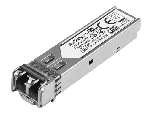 [SFP1000ZXST] StarTech.com 1000BASE-ZX - Gigabit Transceiver - LC Fiber - MSA konform - 80 km - Gigabit SFP Modul - Single Mode SFP - 1550nm - SFP (Mini-GBIC)-