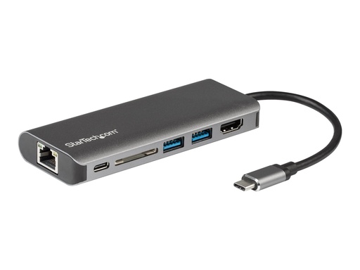 [DKT30CSDHPD] StarTech.com USB-C Multiport Adapter - 2x USB 3.0 / HDMI / SD / Gigabit Ethernet - mit Stromversorgung (USB PD)