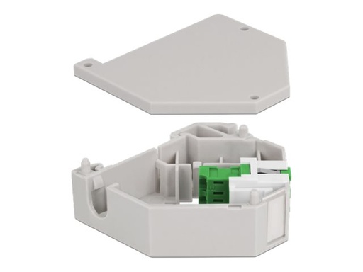 [87192] Delock Keystone Jack-DIN-Adapter für Schienenmontage