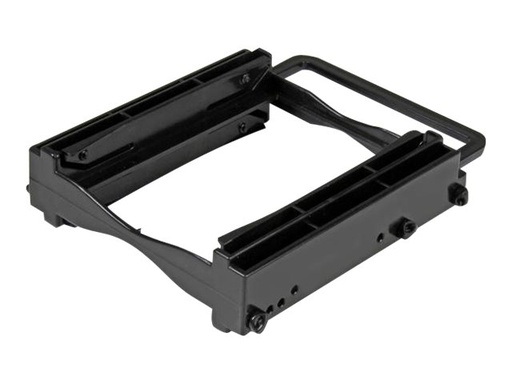 [BRACKET225PT] StarTech.com Dual 2,5 SSD/HDD Einbaurahmen für 3,5 Laufwerksschacht - Werkzeuglose Installation - 2 Laufwerks Adapter - Laufwerksschachtadapter - 3.5" to 2 x 2.5" (8,9 cm bis 2 x 6,4 cm)