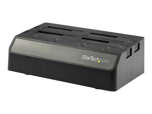 [SDOCK4U313] StarTech.com 4-Bay USB 3.1 SATA Festplatten Dockingstation, Extern - Speichergehäuse - 2,5" / 3,5" gemeinsam genutzt (6,4 cm/8,9 cm gemeinsam genutzt)