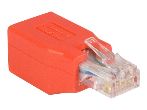 [C6CROSSOVER] StarTech.com Cat6 Cable - Cat6 Crossover Adapter - GbE - Red - Ethernet Network Cable (C6CROSSOVER)