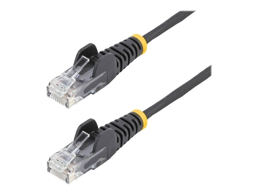 [N6PAT200CMBKS] StarTech.com 2 m Cat6-Kabel - Schwarz - Schlankes Patchkabel - Snagless - Patch-Kabel - RJ-45 (M)
