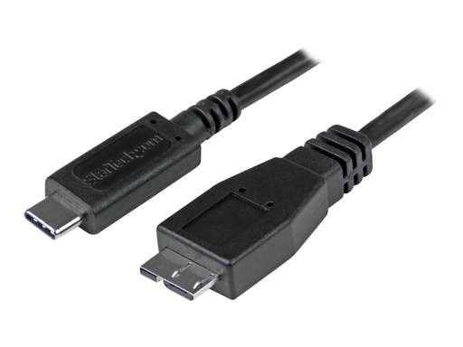 [USB31CUB50CM] StarTech.com StarTech USB C to Micro USB Cable 0.5m - USB 3.1 Type C to Micro USB Type B Cable - Micro USB 3.1 to USB-C - Thunderbolt 3 Compatible (USB31CUB50CM)