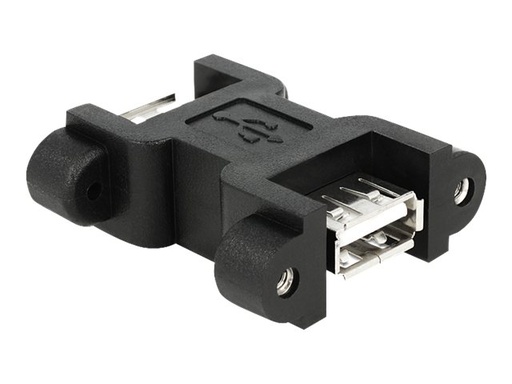 [65559] Delock USB-Adapter - USB (W) zu USB (W) - Schwarz