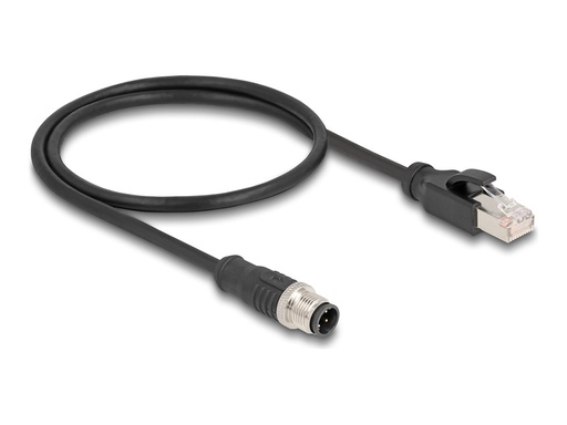 [60073] Delock Netzwerkkabel - M12 (4-polig) (M) zu RJ-45 (M)