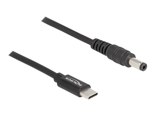 [87977] Delock Stromkabel - USB-C (M) zu Gleichstromstecker 5,5 x 2,1 mm (M)