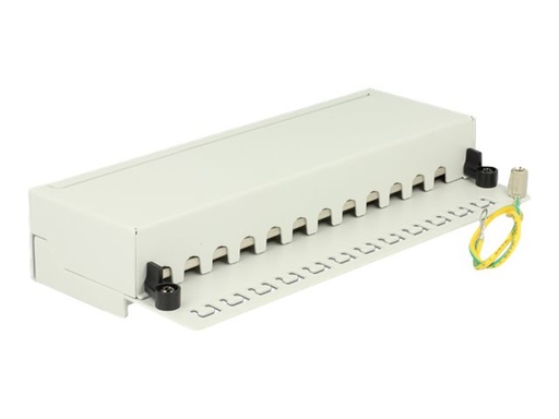 [87292] Delock Patch Panel - RJ-45 X 12 - Hellgrau