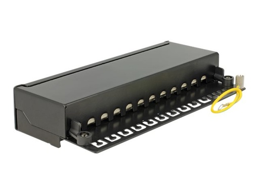 [87296] Delock Patch Panel - CAT 6 - RJ-45 X 12 - Jet