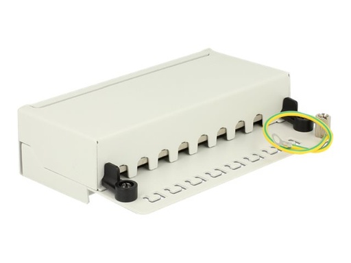[87680] Delock Patch Panel - RJ-45 X 8 - Hellgrau