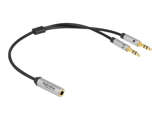 [66740] Delock Headsetadapter - Mini-Phone Stereo 3,5