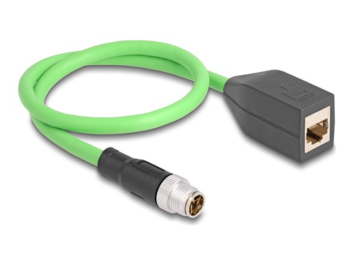 [60572] Delock Netzwerkadapterkabel - 8 pin M12-X (M)
