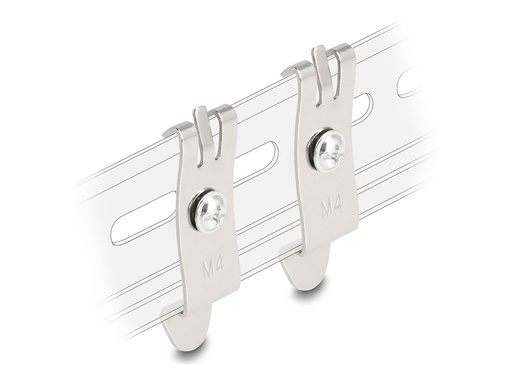 [88142] Delock Desktop Verbindungstafel 35 mm DIN Schienen-Halterungsset