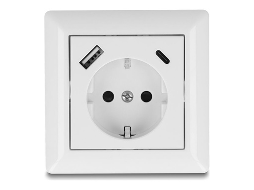 [11499] Delock Steckdose - mit PD 3.0, 18 W - 2P+E