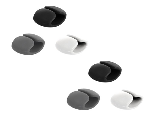 [18302] Delock Cable Holder Clip Set - Set Kabelhalteclips