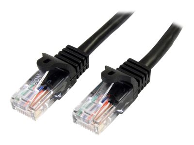 [45PAT7MBK] StarTech.com 7m Cat5e Ethernet Netzwerkkabel Snagless mit RJ45 - Cat 5e UTP Kabel - Schwarz - Patch-Kabel - RJ-45 (M)