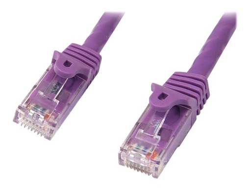 [45PAT10MPL] StarTech.com 10m Cat5e Ethernet Netzwerkkabel Snagless mit RJ45 - Cat 5e UTP Kabel - Lila - Patch-Kabel - RJ-45 (M)