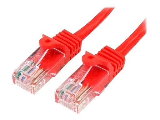 [45PAT10MRD] StarTech.com CAT5e Cable - 10 m Red Ethernet Cable - Snagless - CAT5e Patch Cord - CAT5e UTP Cable - RJ45 Network Cable - Patch-Kabel - RJ-45 (M)