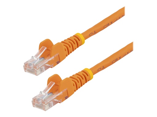 [45PAT10MOR] StarTech.com Startech CAT5e Cable - 10 m Orange Ethernet Cable - Snagless - CAT5e Patch Cord - CAT5e UTP Cable - RJ45 Network Cable - Patch-Kabel - RJ-45 (M)