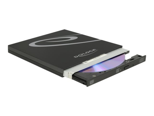 [42595] Delock External Enclosure for Ultra Slim SATA Drives 9.5 mm - Laufwerk - DVD±RW (±R DL)