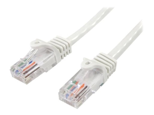 [45PAT7MWH] StarTech.com CAT5e Cable - 7 m White Ethernet Cable - Snagless - CAT5e Patch Cord - CAT5e UTP Cable - RJ45 Network Cable - Patch-Kabel - RJ-45 (M)