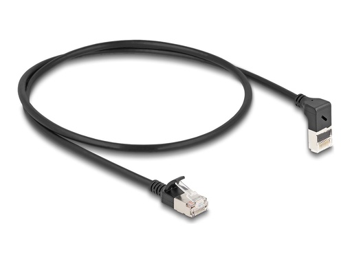 [80286] Delock Netzwerkkabel - RJ-45 (M) nach oben angewinkelt zu RJ-45 (M)