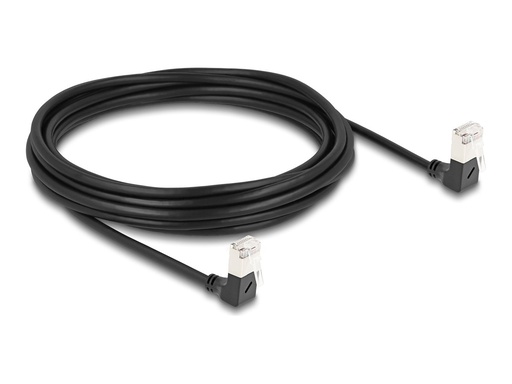 [80302] Delock Netzwerkkabel - RJ-45 (M) nach unten abgewinkelt zu RJ-45 (M)