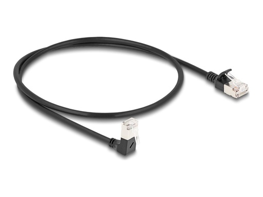 [80304] Delock Patch-Kabel - RJ-45 (M) nach unten abgewinkelt zu RJ-45 (M)