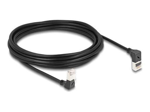 [80296] Delock Netzwerkkabel - RJ-45 (M) nach oben angewinkelt zu RJ-45 (M)
