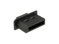 [64025] Delock Dust Cover for Displayport - Schutzumschlag - Schwarz (Packung mit 10)