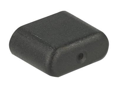 [64008] Delock Dust Cover for USB Type-C Male - Schutzumschlag - Schwarz (Packung mit 10)