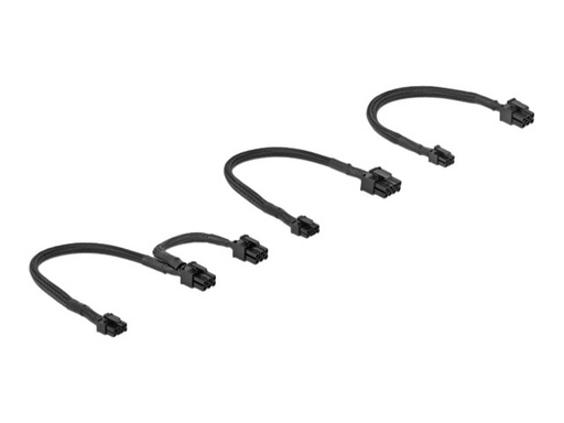 [86735] Delock Stromkabelkit - 300 V - 4 A - Schwarz - für Apple Mac Pro (Spät 2019)