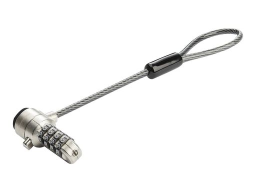 [BRNCHLOCK] StarTech.com Laptop Kabelschloss-Verlängerung (15 cm Stahlkabel, 4-stelliges Zahlenschloss, 2,5 cm Schlaufe, Kensington Notebookschloss)
