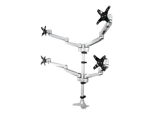 [ARMQUADPS] StarTech.com ARMQUADPS Monitorhalterung (für 4 Monitore, für bis zu 27 " VESA Bildschirme, vier vollbewegliche Monitorarme)