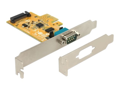 [90293] Delock PCI Express Card to 1 x Serial with voltage supply ESD protection