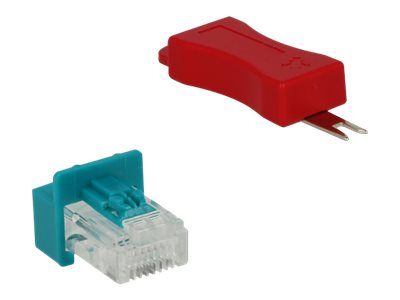 [86425] Delock LAN-Kabel Sicherheitsschloss-Set (Packung mit 6)