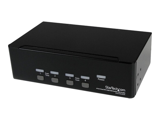 [SV431DD2DUA] StarTech.com 4 Port Dual DVI USB KVM Switch/