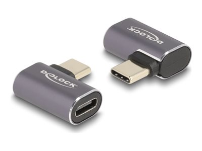 [60047] Delock USB-Adapter - USB-C (M) links/rechts abgewinkelt zu USB-C (W)