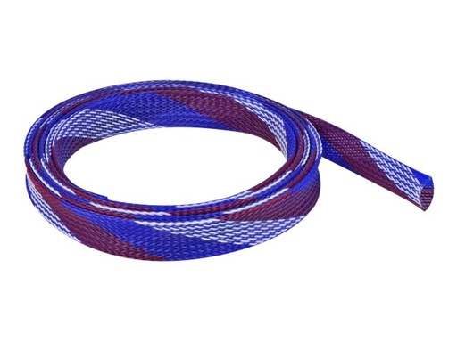 [20746] Delock Geflechtschlauch - dehnbar - 2 m - weiß