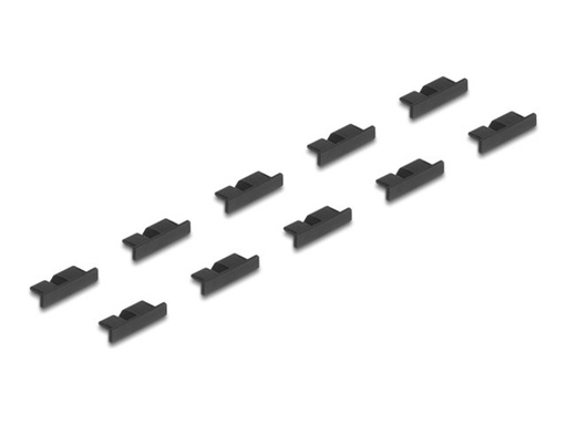 [64243] Delock Schutzumschlag - mit Griff - Schwarz (Packung mit 10)