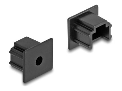 [64245] Delock Schutzumschlag - mit Griff - Schwarz (Packung mit 10)