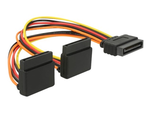 [60170] Delock Netzteil - SATA-Stromstecker (S) eingerastet zu SATA-Stromstecker (R)