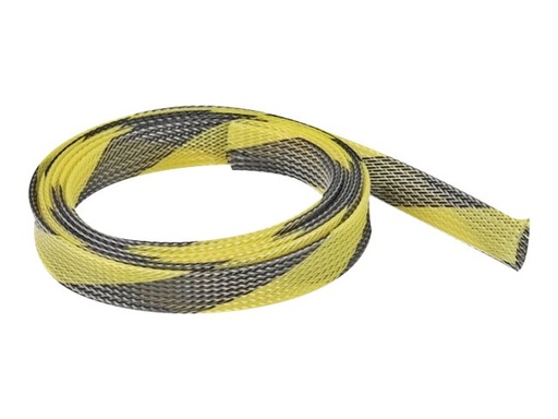 [20742] Delock Geflechtschlauch - dehnbar - 2 m - Schwarz