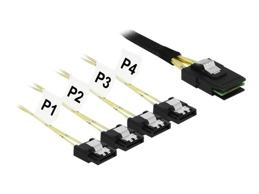 [85731] Delock SATA- / SAS-Kabel - SAS 6Gbit/s - Mini SAS (SFF-8087)